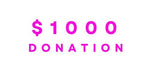 $1000 Donation