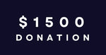 $1500 Donation