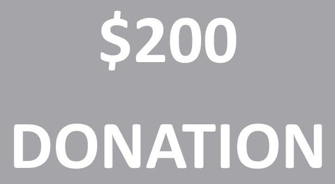 $200 Donation